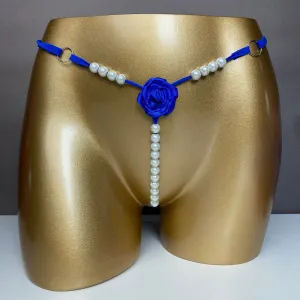 3 Pack Women's Underwear G-String with Pearls Ball Sexy Briefs Lingerie