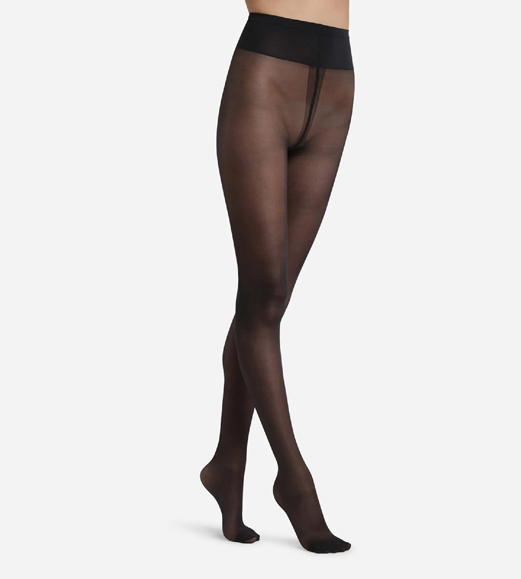 Black Diam's Jambes Fuseles 25 leg shaper tights