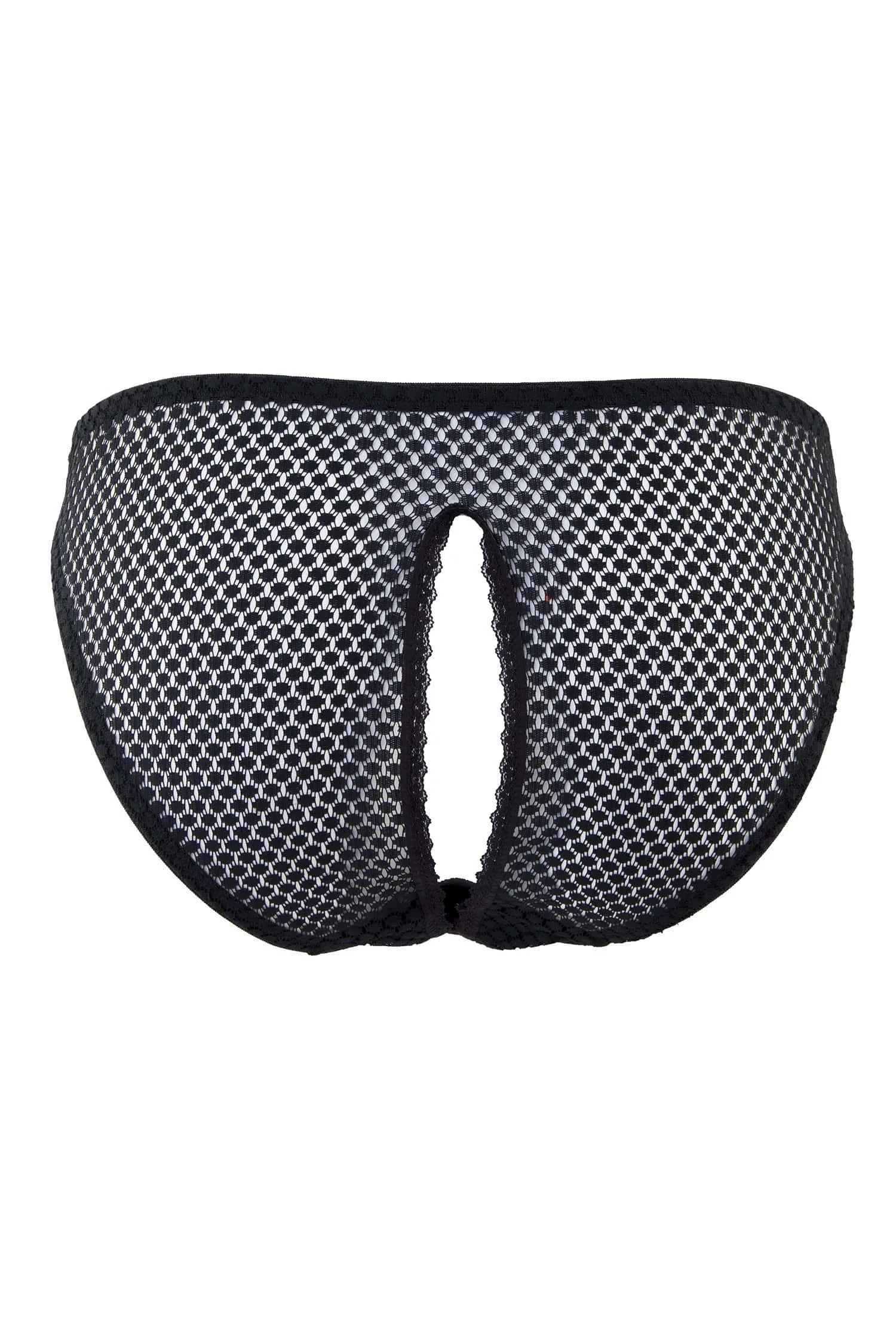 Carlota Black Tulle Ouvert Brief