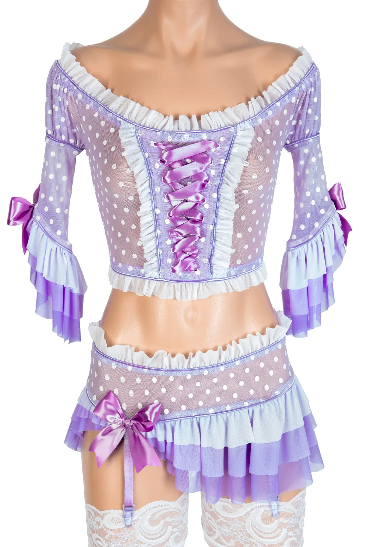Crme Chantilly Blouse with Blender Ruffles