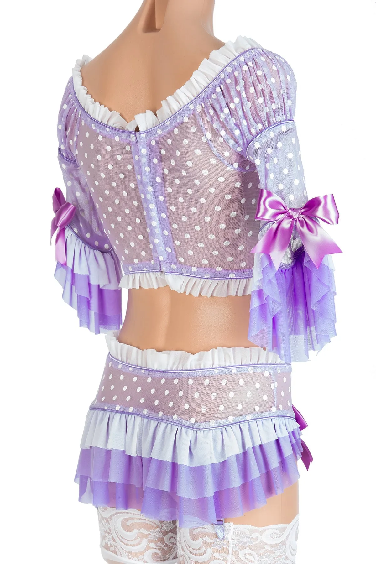 Crme Chantilly Blouse with Blender Ruffles