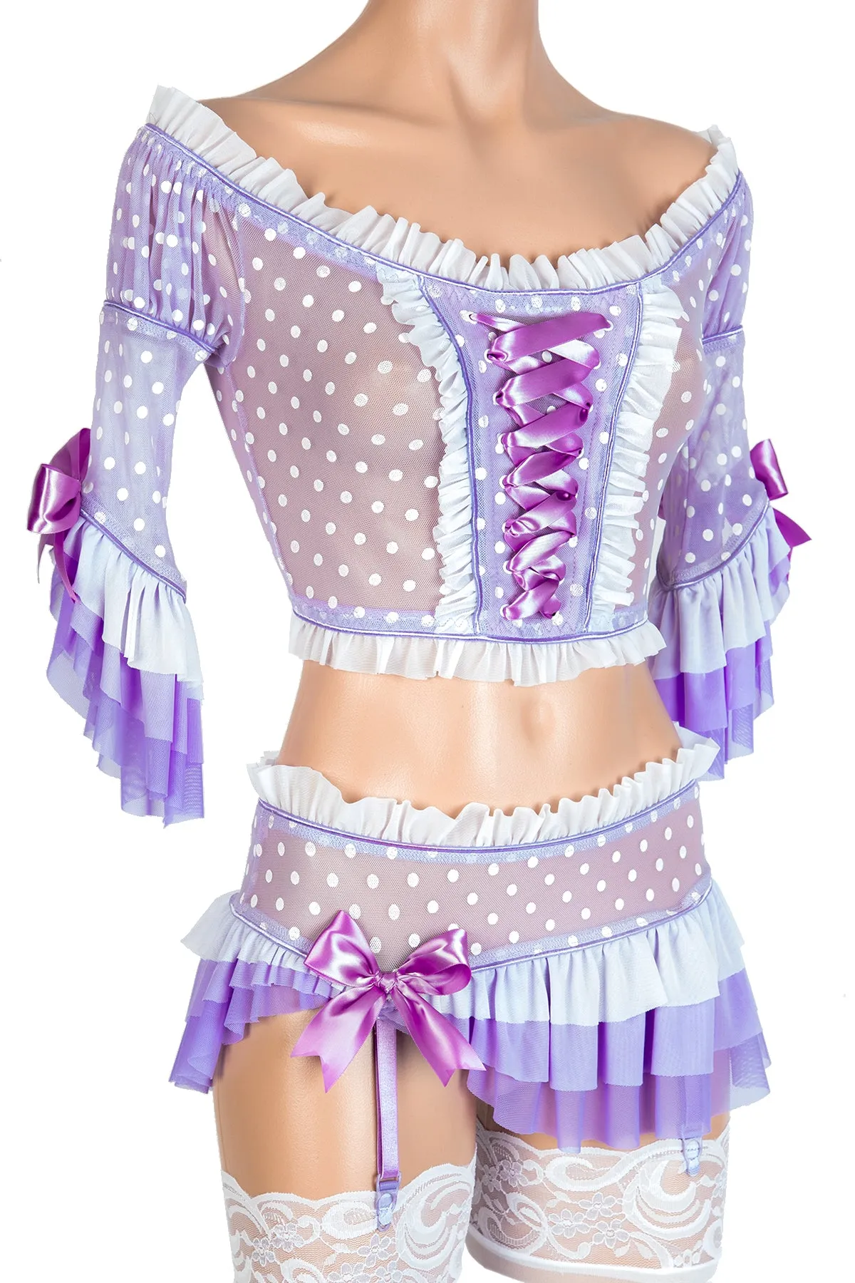 Crme Chantilly Blouse with Blender Ruffles