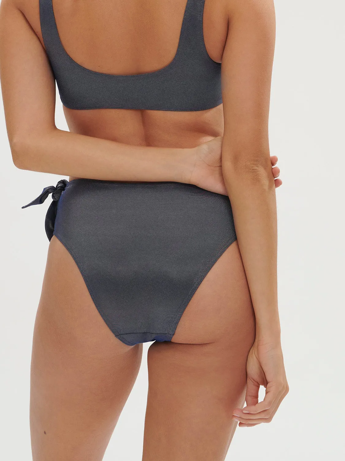 Daphn Retro Brief - Lurex Midnight