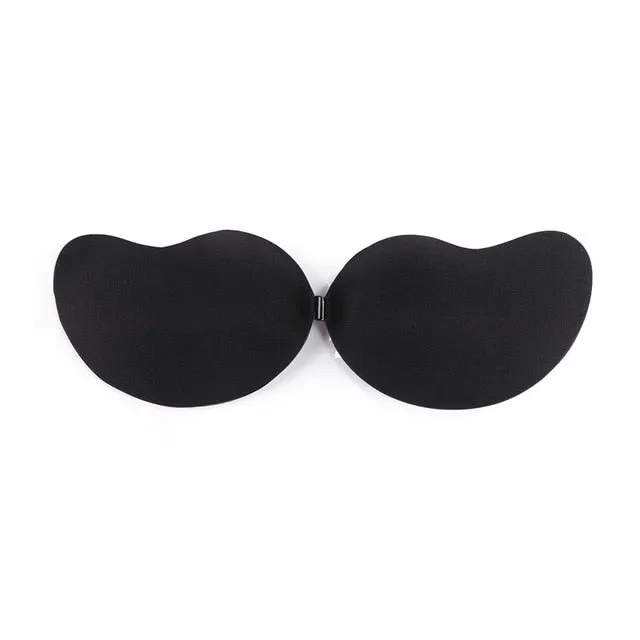 EIE Sexy Lingerie Women Push Up Silicone Mango Bra Self Adhesive Seamless Strapless Front Closure Gel Invisible Bras Drop Ship