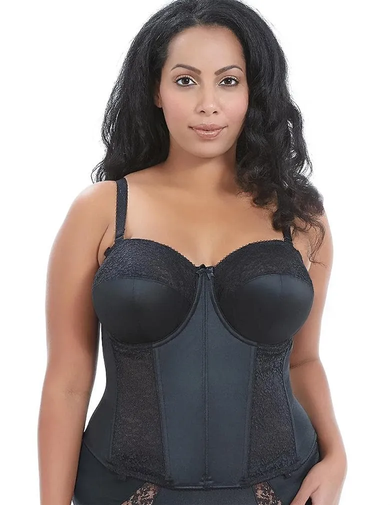 Goddess Adelaide GD6662 Black Underwire Basque/Longline