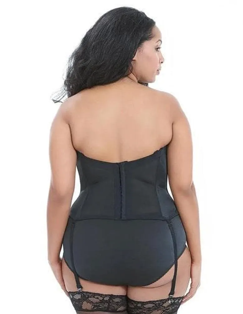 Goddess Adelaide GD6662 Black Underwire Basque/Longline