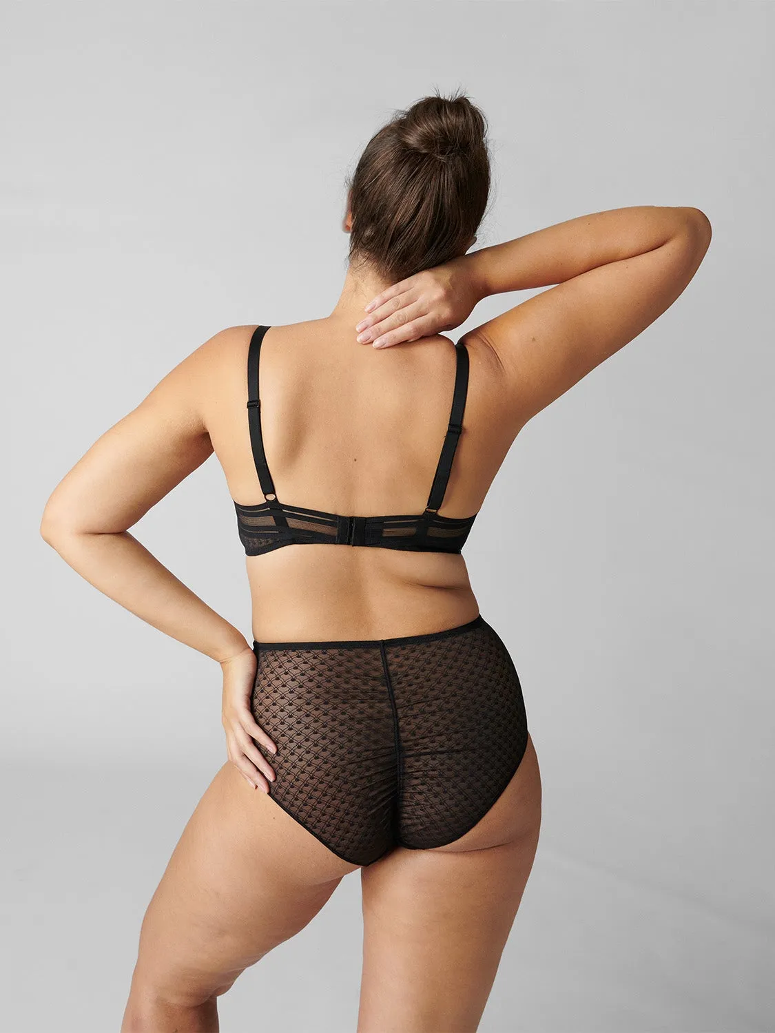 Iris Retro Brief - Black
