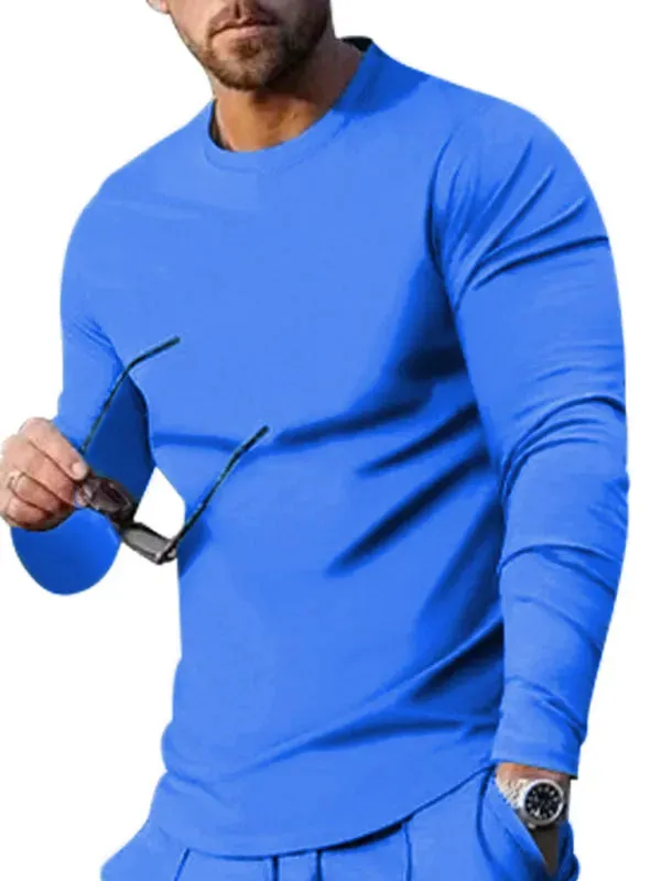 Men Sleek Casual Jogger Two-Piece Set