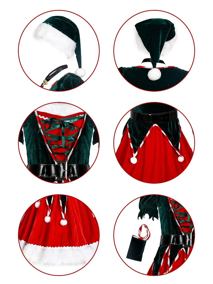 Naughty Elf Furry Mini Dress