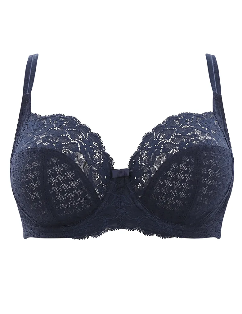 Panache Envy 7285 Navy Balconette Bra