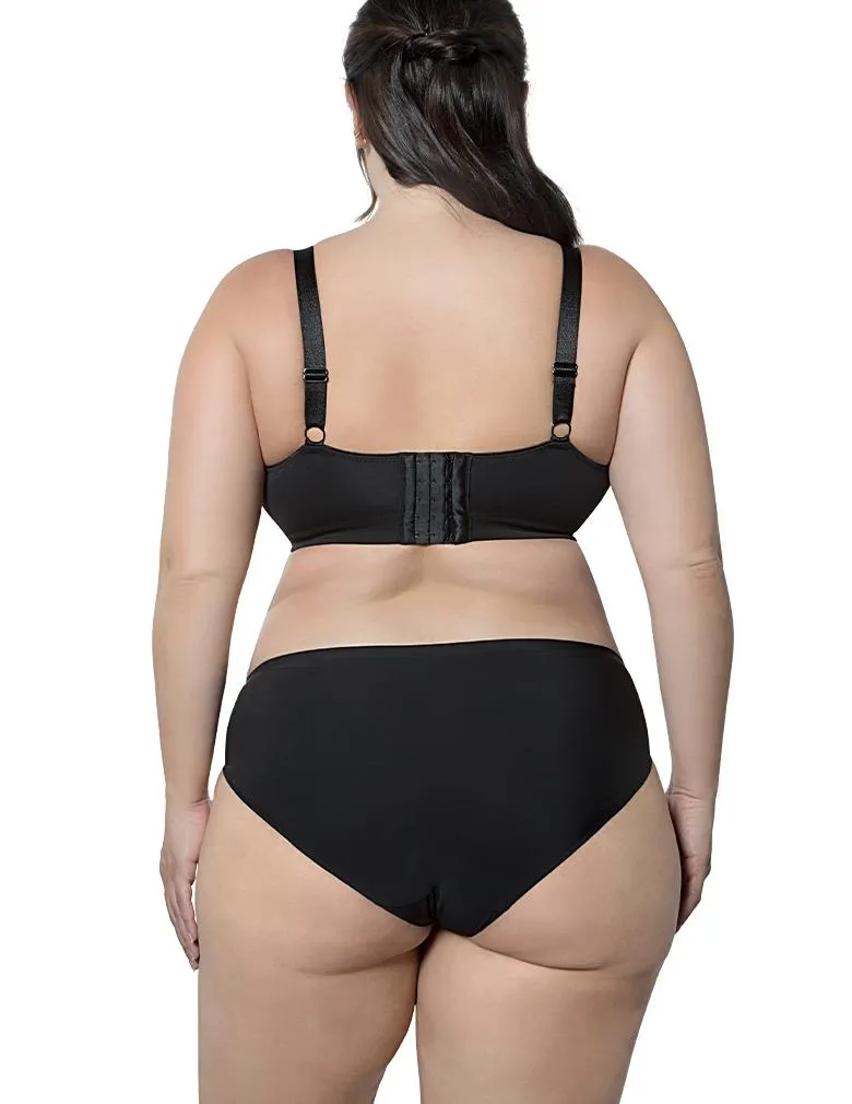 Parfait PP505 Black Bonded Smooth Hipster Panty