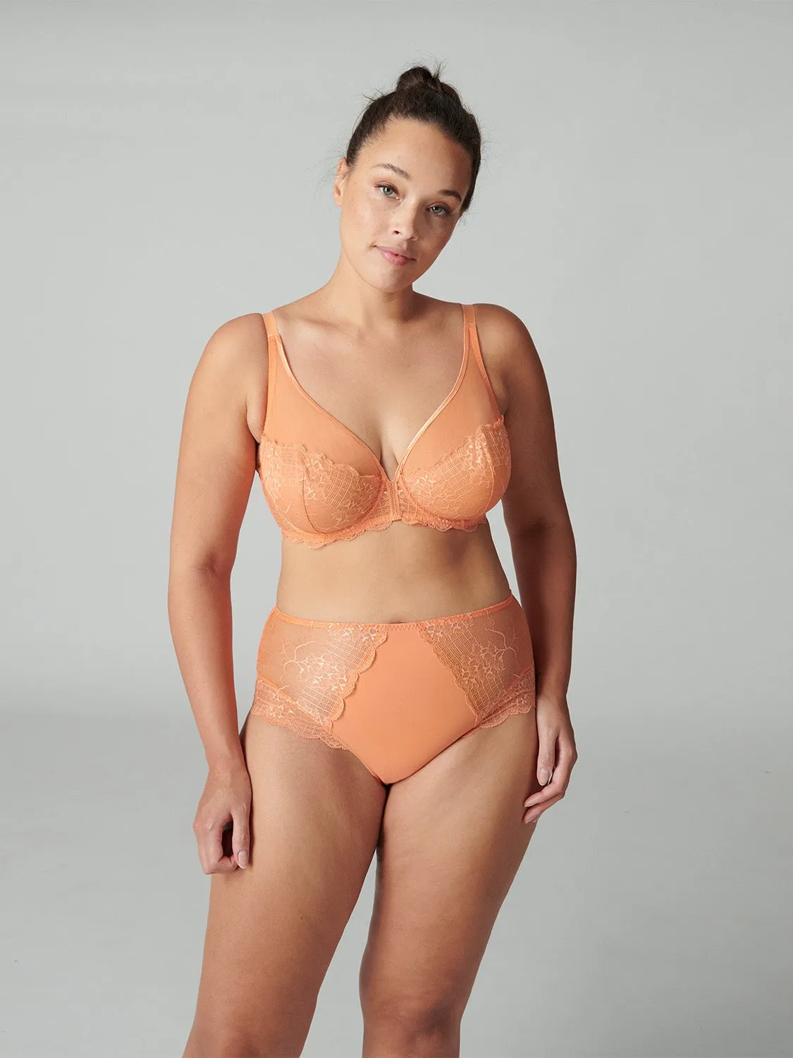 Reve Full Coverage Plunge - Apricot