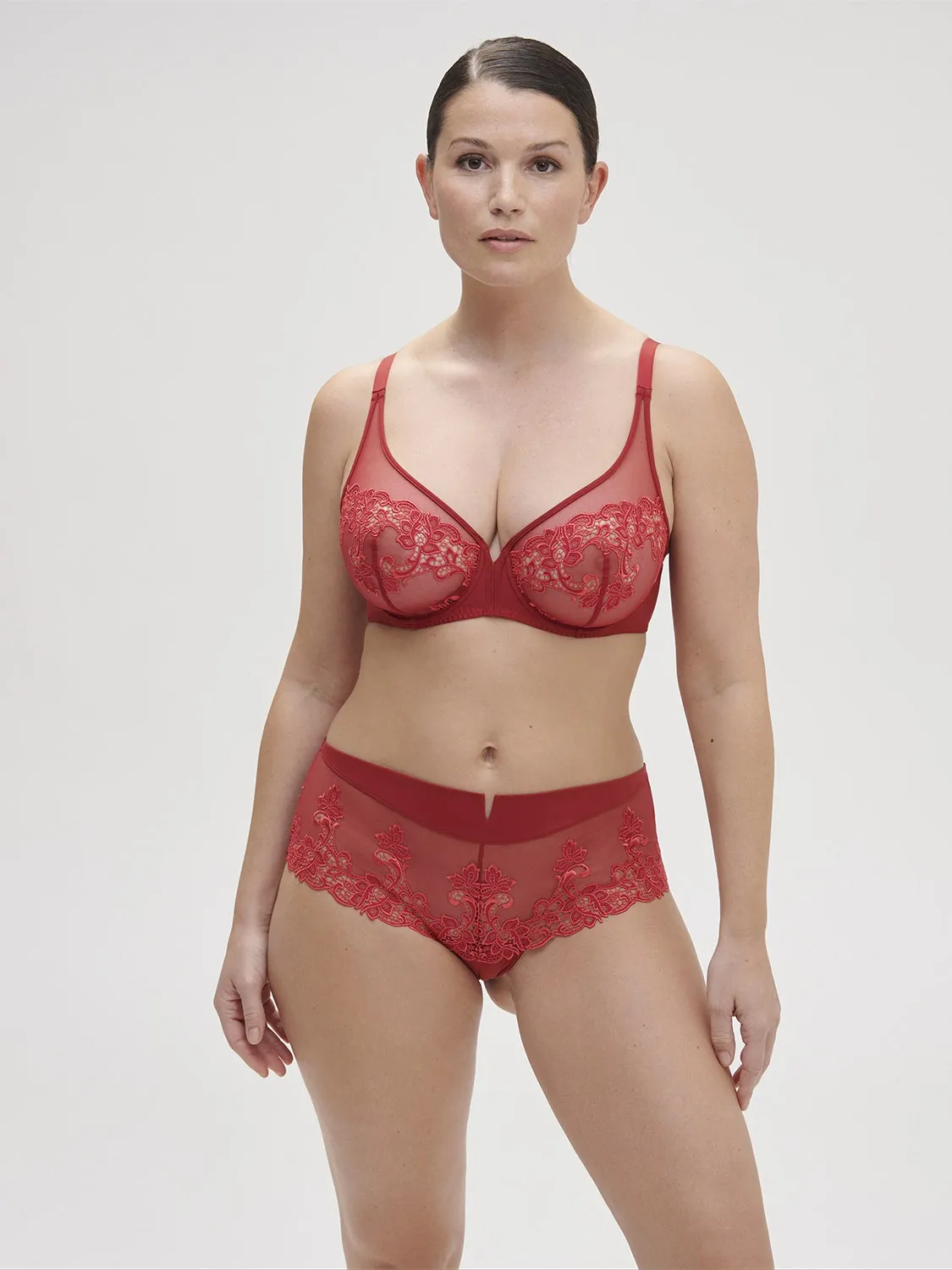 Saga Boyshort - Lipstick