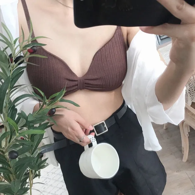 Sexy Bra Push Up Bras For Women Wireless Bralette Sexy Lingerie Seamless Women Underwear Soft Bra Comfort Cotton Brassiere