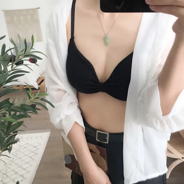 Sexy Bra Push Up Bras For Women Wireless Bralette Sexy Lingerie Seamless Women Underwear Soft Bra Comfort Cotton Brassiere