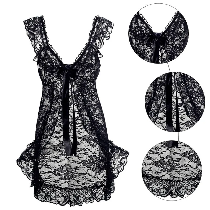 Sexy  Lace  Pajamas