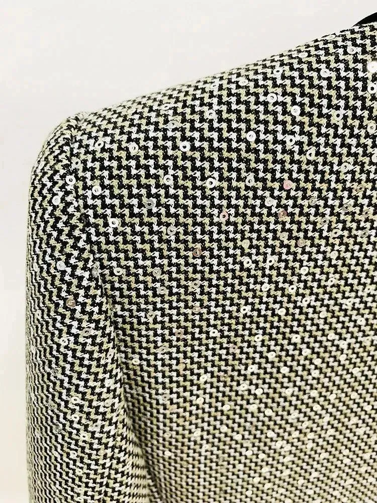 Sleek Women Pant Suit. Sequin