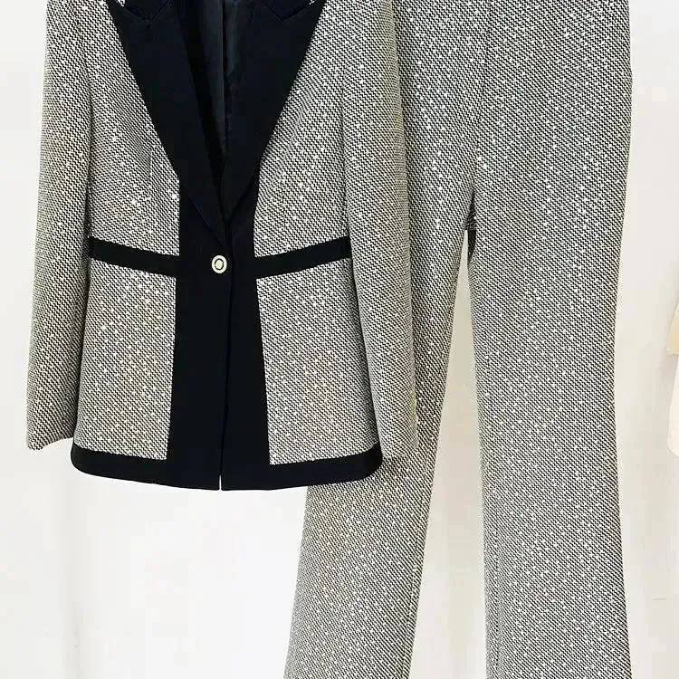 Sleek Women Pant Suit. Sequin