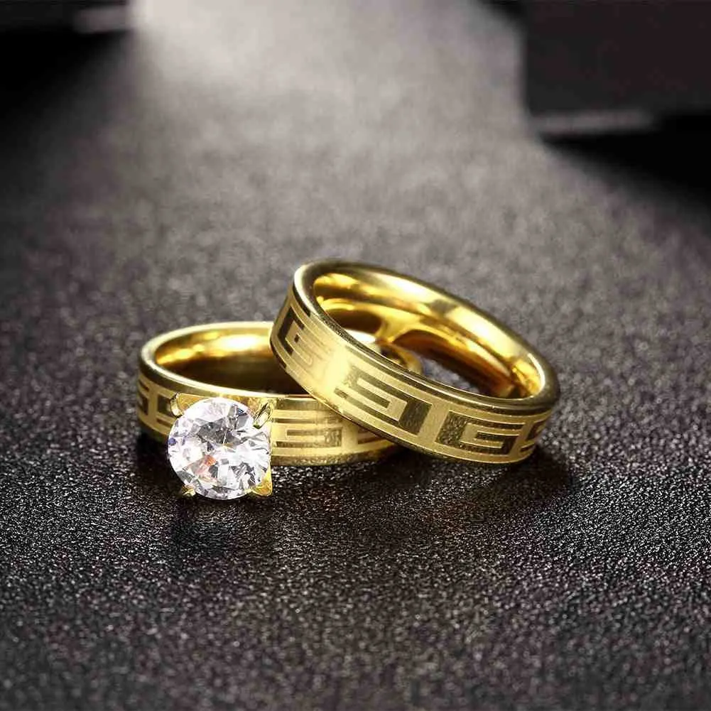 Titanium Steel wedding ring Smooth printing aneis Factory TSGR 6 ELY