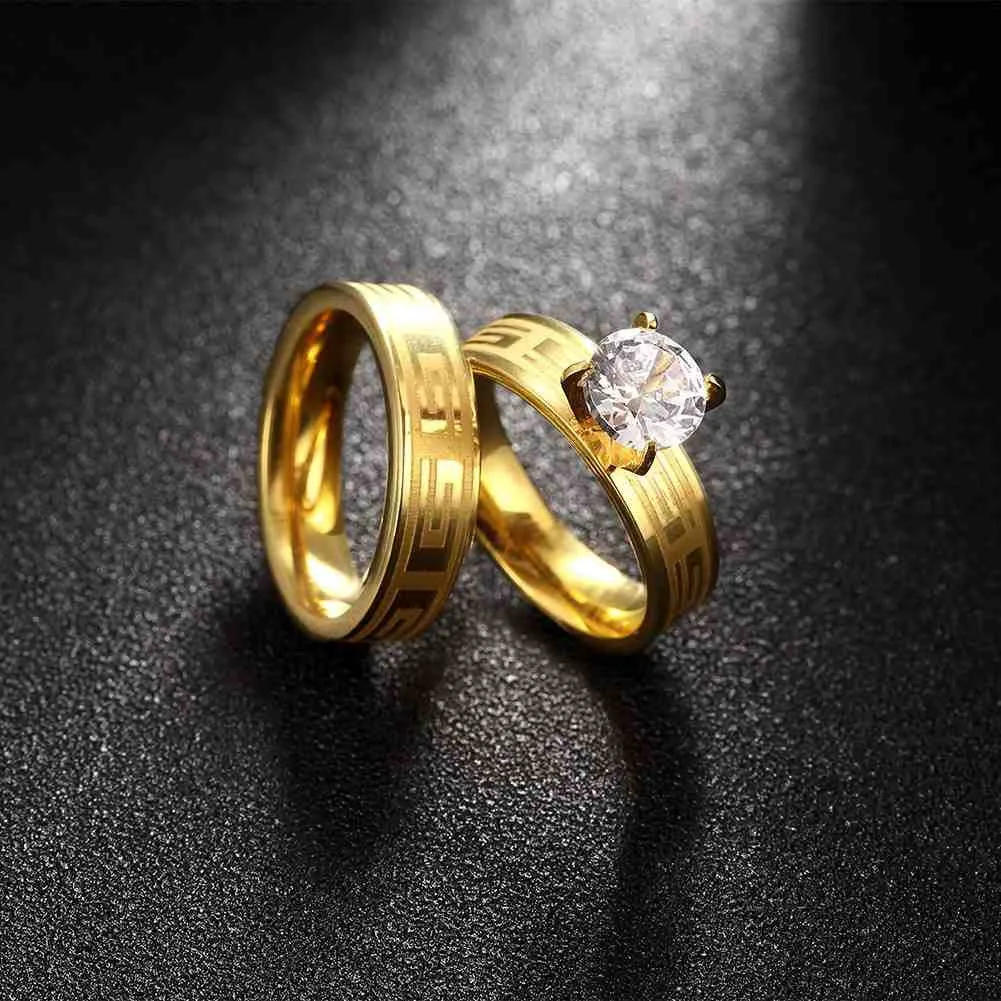 Titanium Steel wedding ring Smooth printing aneis Factory TSGR 6 ELY