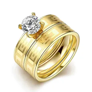 Titanium Steel wedding ring Smooth printing aneis Factory TSGR 6 ELY