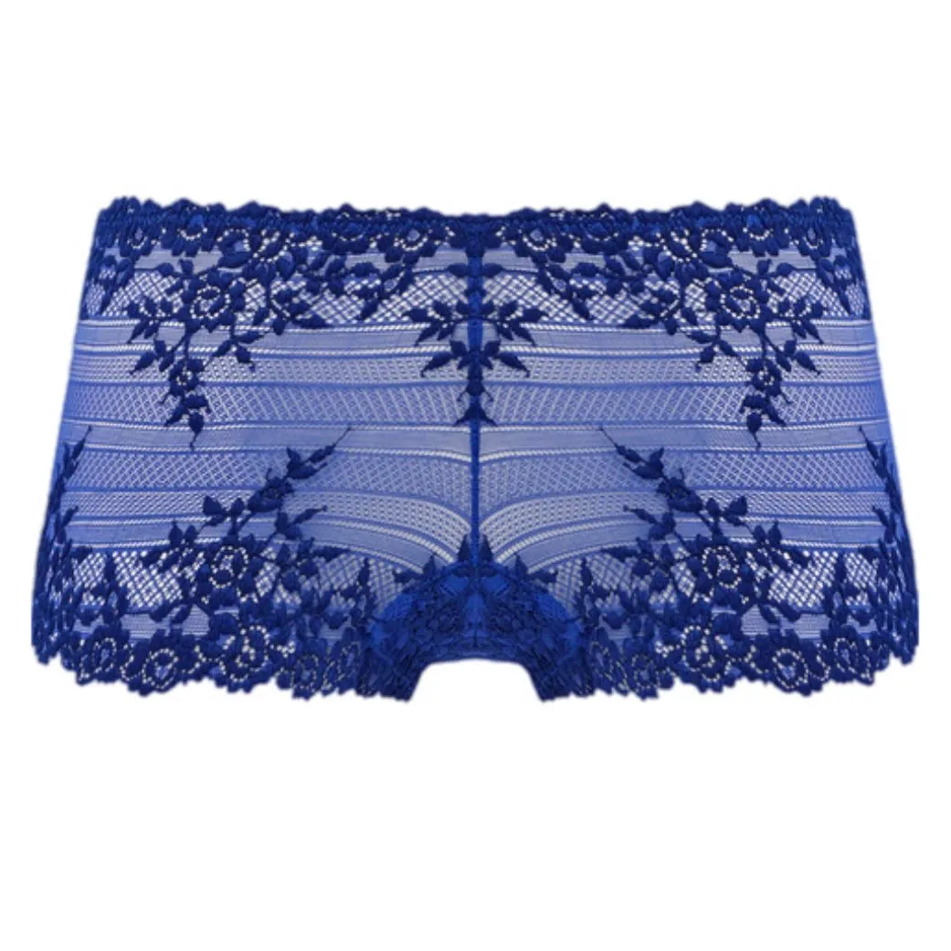 Wacoal Embrace Lace Boy Leg Brief Beacoup Blue